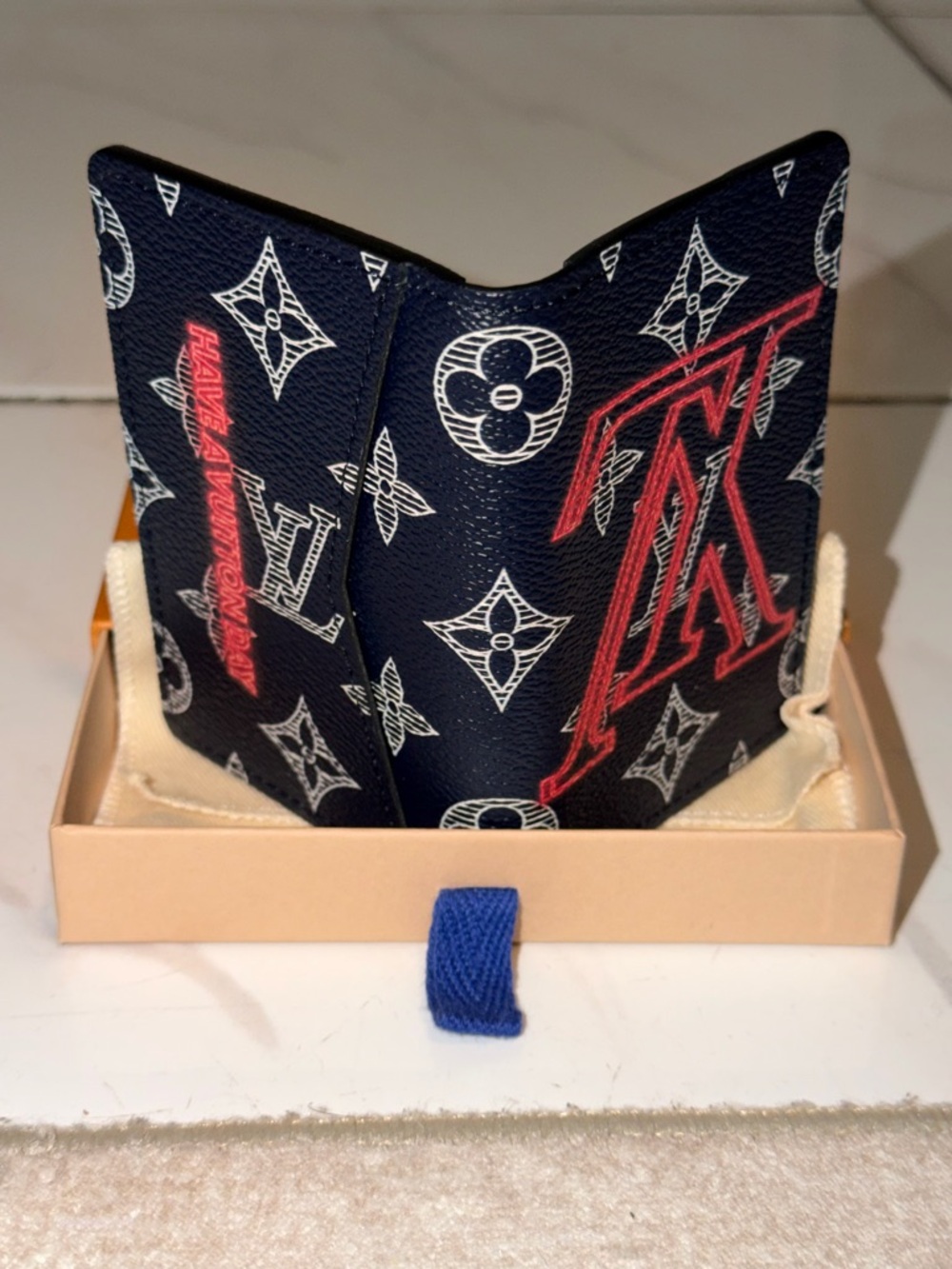 New Authentic Louis Vuitton Monogram Ink Upside Down Pocket Organizer - Picture 4 of 10